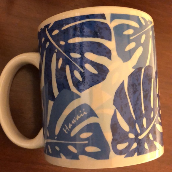 MONSTERA BLUES Large Mug by THE ISLANDER GROUP - #222 - Picture 2 of 8